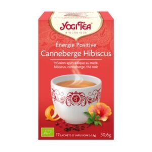 YOGI TEA Energie Positive Cranberries Hibiscus 17 X 2g Maroc