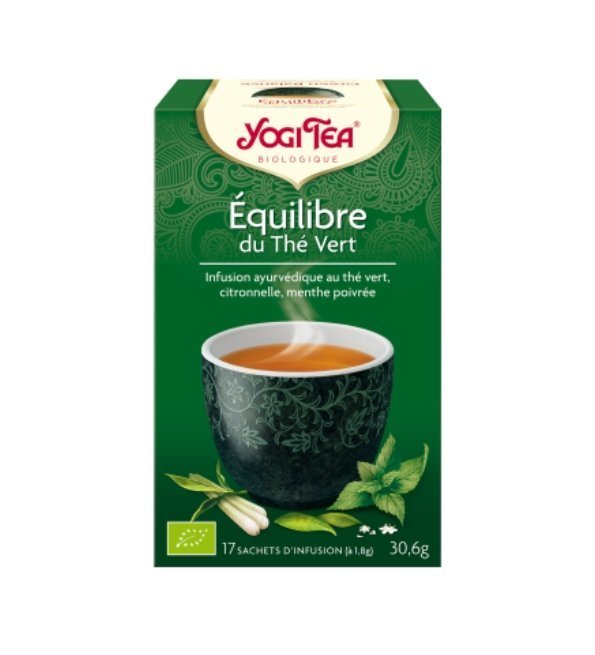 YOGI TEA Equilibre du the Vert 17 X 2g Maroc