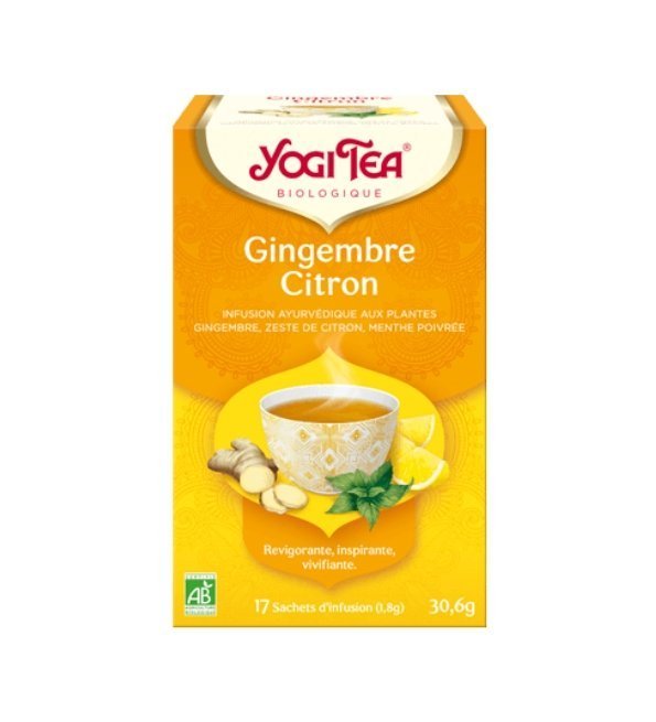 YOGI TEA Gingembre Citron 17 X 2g Maroc