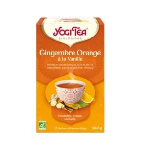 YOGI TEA Gingembre Orange Vanille 17 X 2g Maroc