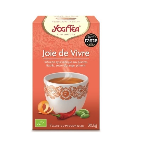 YOGI TEA Joie de Vivre 17 X 2g Maroc