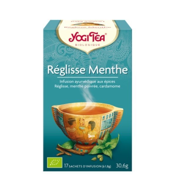 YOGI TEA Reglisse Menthe 17 X 2g Maroc
