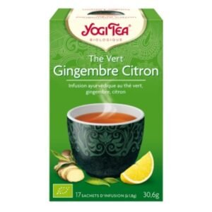 YOGI TEA The Vert Gingembre Citron 17 X 2g Maroc