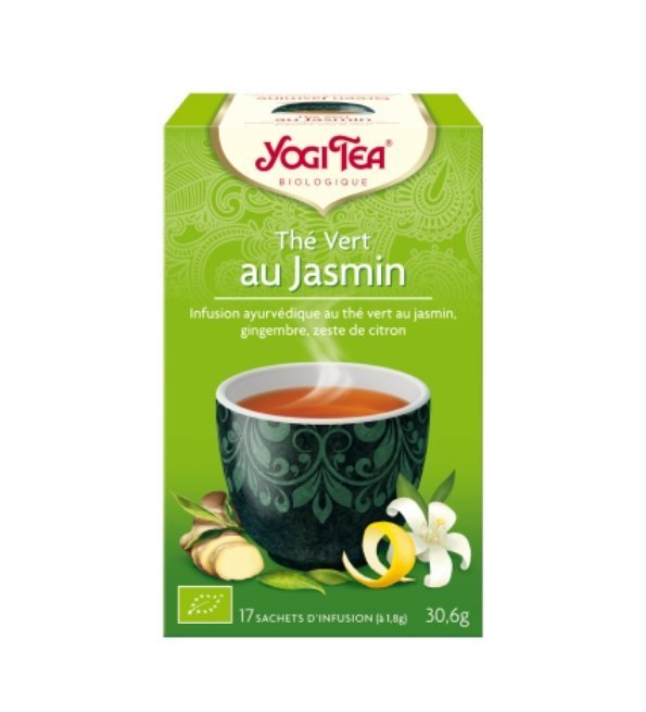 YOGI TEA The Vert Jasmin 17 X 2g Maroc