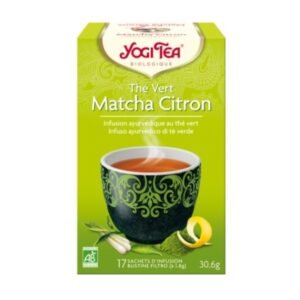 YOGI TEA The Vert Matcha Citron 17 X 2g Maroc
