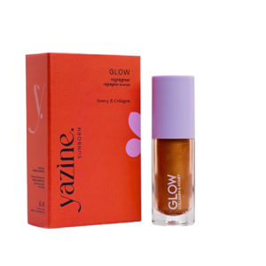 Yazine Glow Highlighter Bronze Miel & Collagene 5ml Maroc