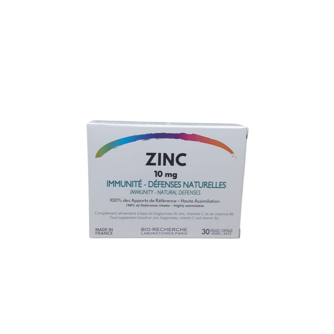 Zinc 10mg 30gelules Maroc