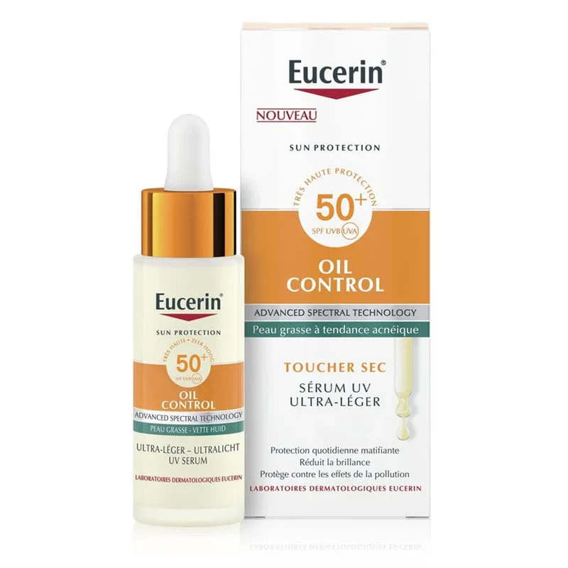EUCERIN Serum Oil Control Ultra-Leger SPF 50+ Maroc