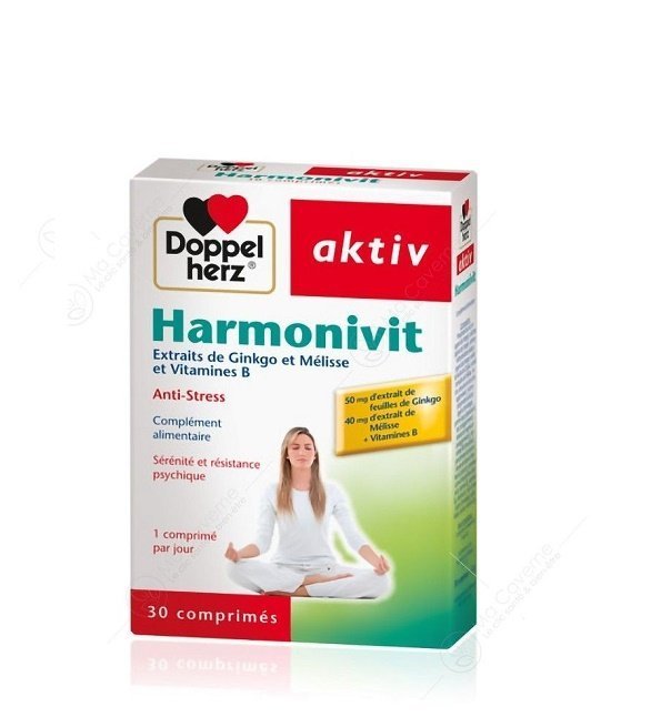DOPPEL HERZ Aktiv Harmonivit Anti-Stress 30 Comprimès Maroc
