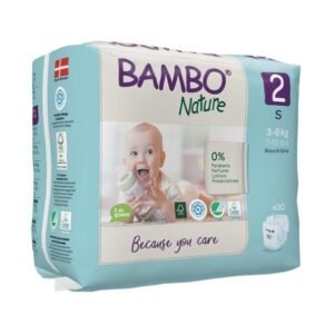 BAMBO NATURE 2, Couches S 3-6kg/30un Maroc