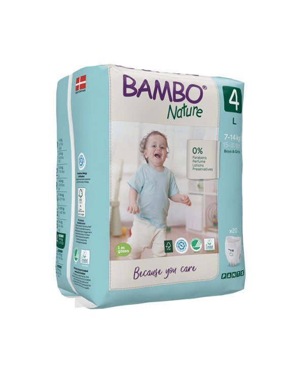BAMBO NATURE Culotte D’apprentissage T4 l 7-14kg/20pcs Maroc