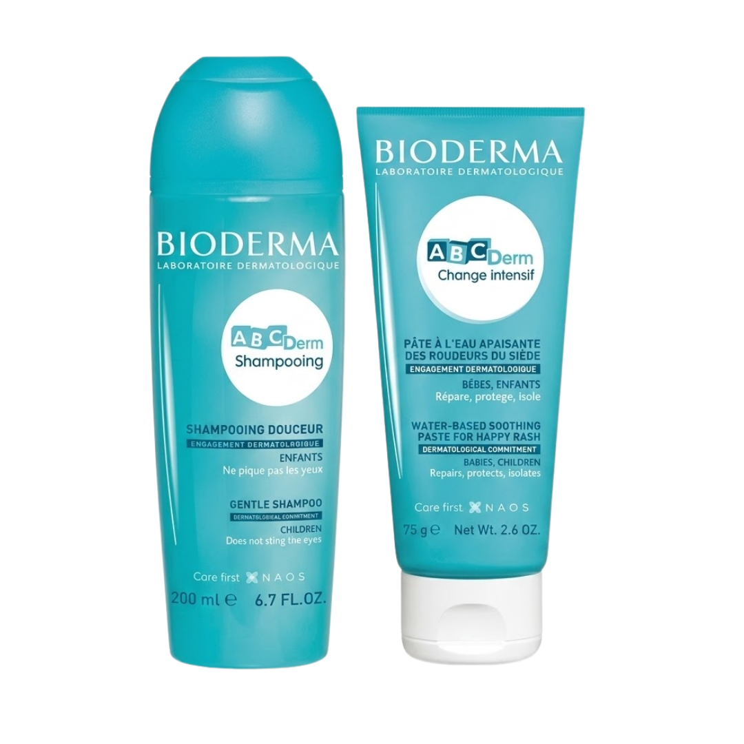 ABCDERM Duo Pack « Shampoing 200ml+change Intensif 75g » Maroc