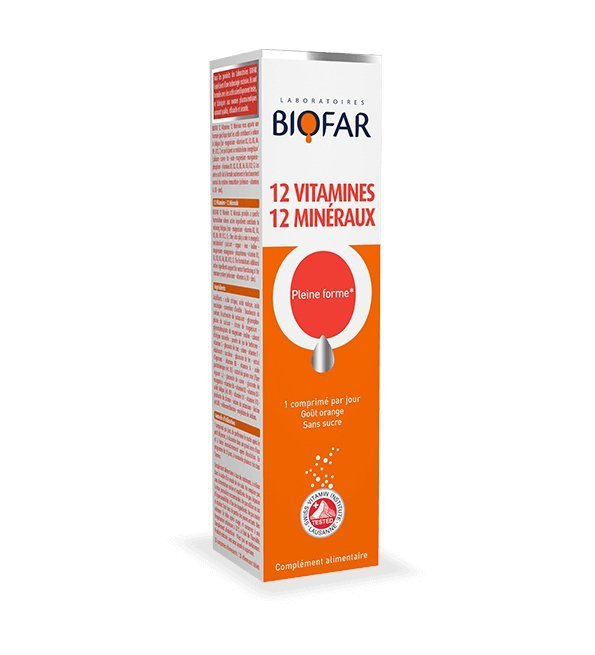 BIOFAR 12 Vitamine 20 Capsules Maroc