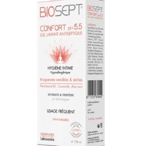 BIOSEPT 5.5 Gel Nettoyant Intimetraitant 200ml Maroc