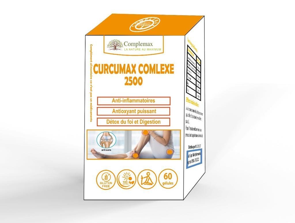 COMPLEMAX Curcumax 60 Gélules Maroc