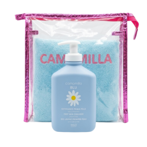Camomilla Blu Gel Lavante Premiere Peau 300ml+serviette Trousse Maroc