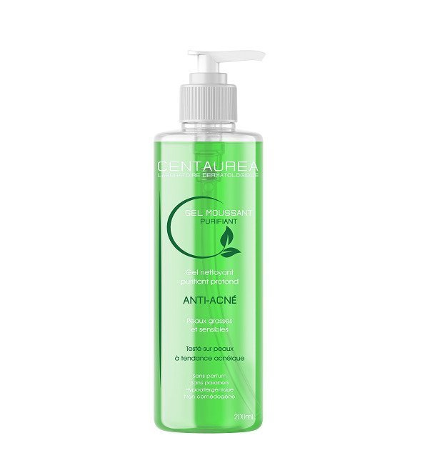 Centaurea Gel Moussant Purifiant Anti Acne 200ml Maroc