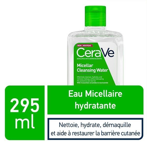 CeraVe Eau Micellaire Démaquillante Hydratante Peau Normale à Sèche | 295ml Maroc