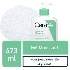 CeraVe Gel Moussant Nettoyant Peau Normale à Grasse | 473ml Maroc