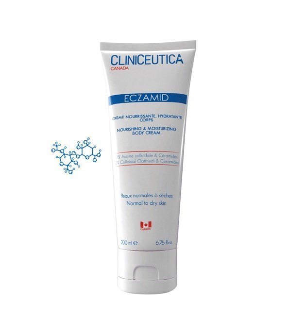 CLINICEUTICA Eczamid Crème Nourrissante Hydratante Corps 200ml Maroc