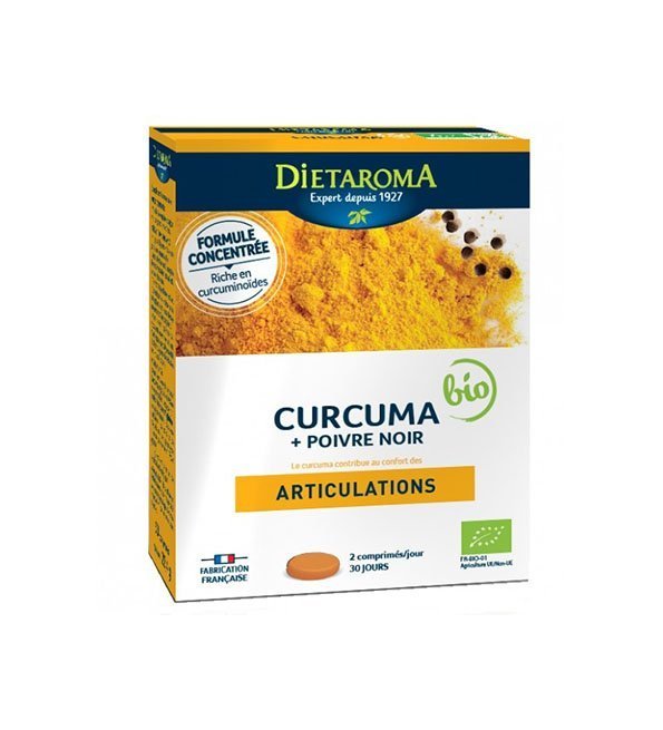 DIETAROMA Curcuma 6000 +poivre Noir 60cps Maroc