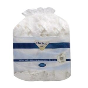 HARTMANN Sterilux Pads Rectangles de Coton 200 Pièces Maroc