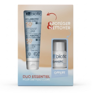 D-BIOTIC »eclabiotic Solaire Invisible+gel Eclaircissant Ech » Duo Pack Maroc