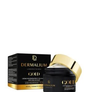 DERMALIUM Gold Crème Régénératrice Cellulaire Anti-Âge de Nuit 50ml Maroc