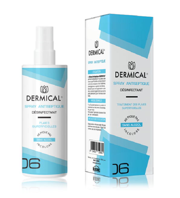 DERMICAL Spray Antiseptique 125ml Maroc