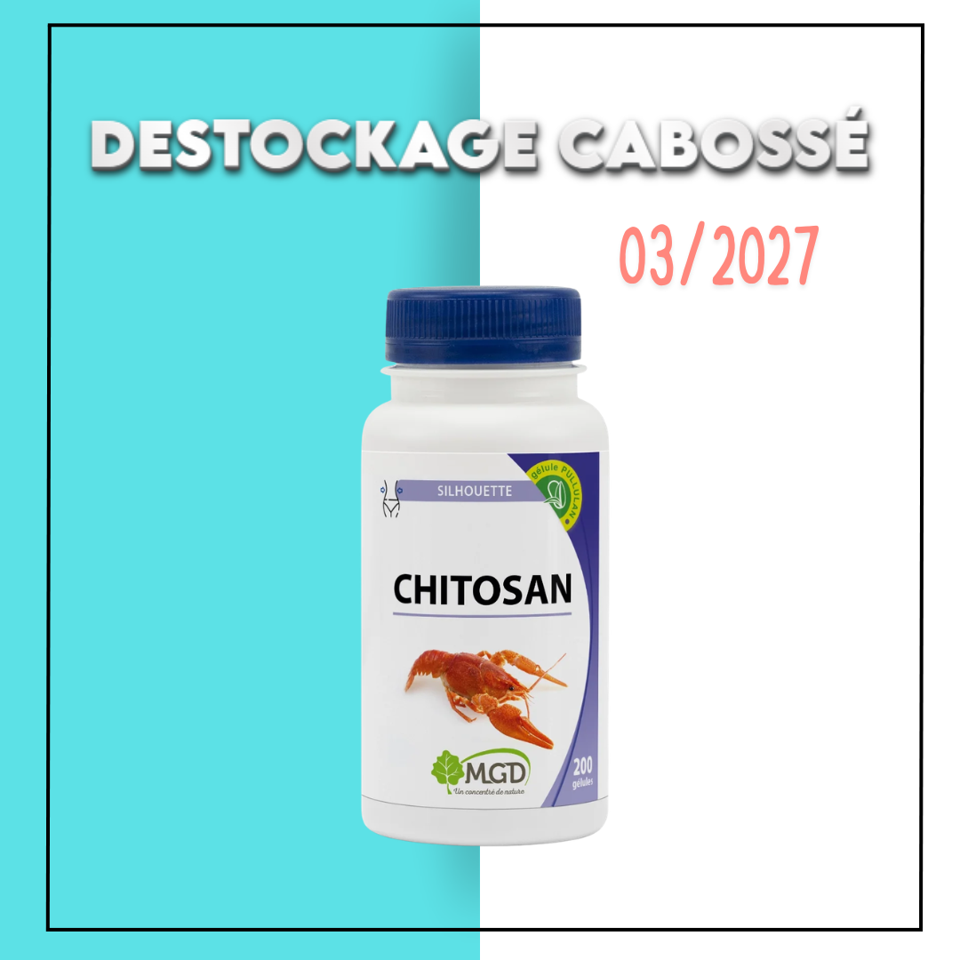 MGD NATURE Chitosan 200 Gelules – Destockage Maroc