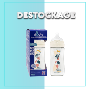 Dodie Biberon Multi Perfore Tetine Debit 3 Rose +6mois 330ml- Destockage Maroc