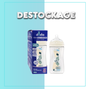 Dodie Biberon Multi Perfore Tetine Debit 2 Bleu 0-6mois 270ml – Destockage Maroc
