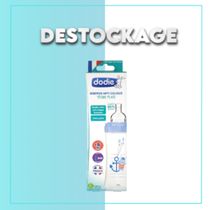 Dodie Biberon senstation + Tetine plate 330ml +6m – Destockage Maroc