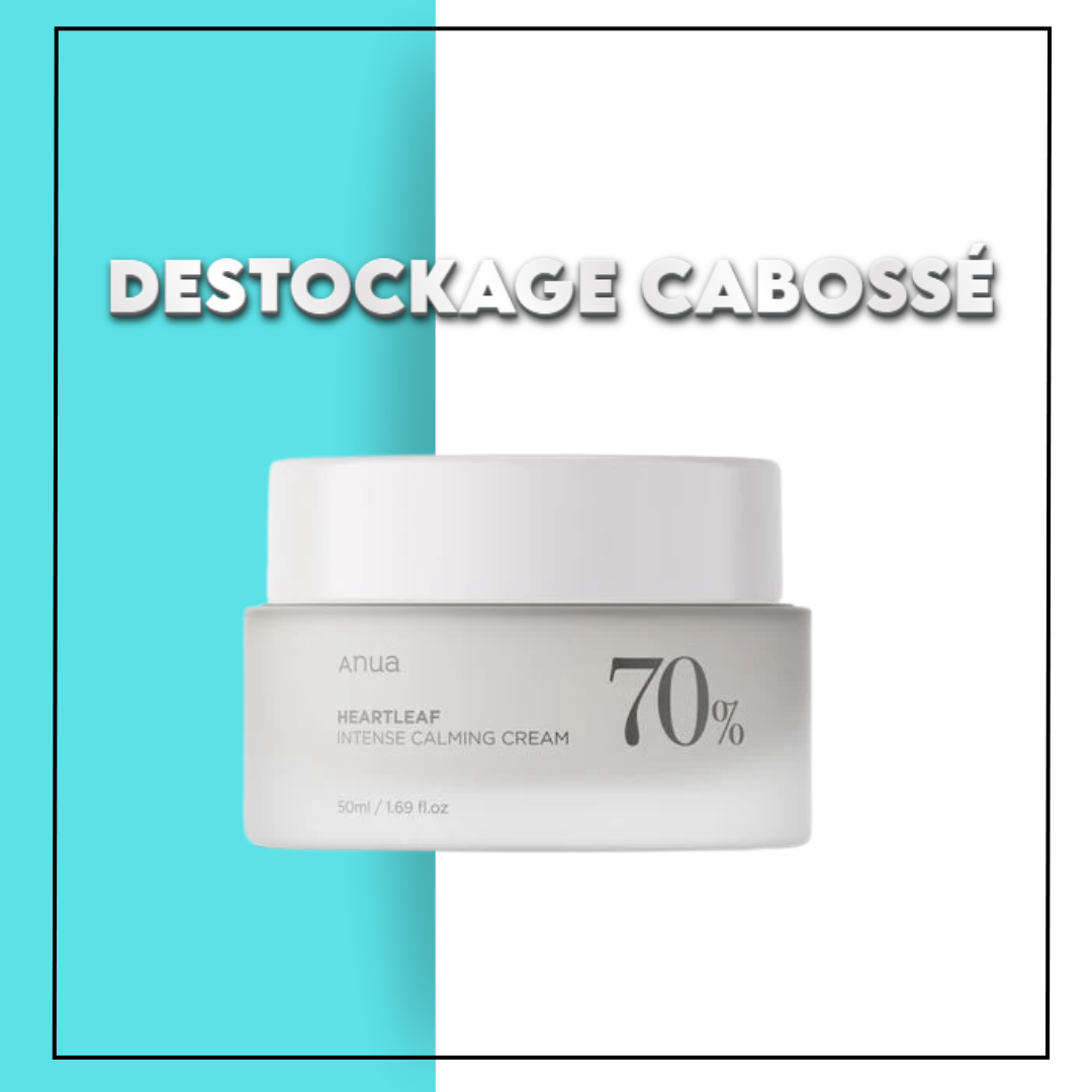 ANUA Heartleaf 70 Intense Calming Cream 50ml – Destockage Cabossé Maroc