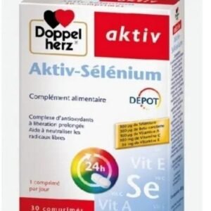 DOPPEL HERZ Aktiv Selenium 30 Comprimes Maroc