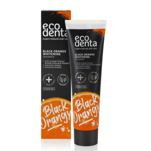 ECODENTA Dentifrice Blanchissant au Charbon Actif et à L’orange 100ml Maroc