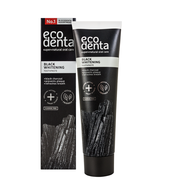 ECODENTA Dentifrice Blanchissant au Charbon Actif 100ml Maroc
