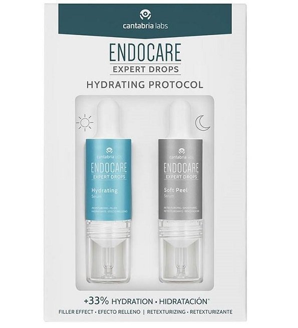ENDOCARE Expert Drops Hydrating Protocol 2x10ml Maroc