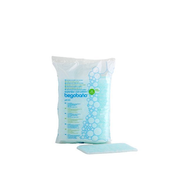 BEGOBANO Eponge Savonneuse 100 gr 24 Unités Maroc