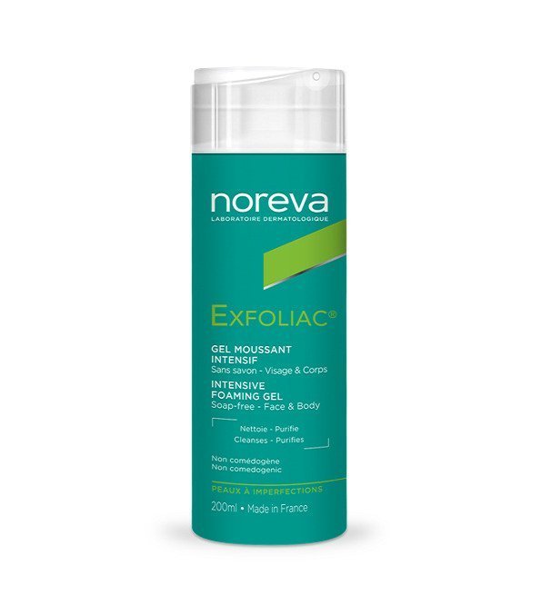 NOREVA Exfoliac Gel Moussant Intensif 200 ml Maroc