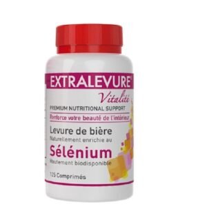 EXTRALEVURE Vitalite Selenium 125 Comprimès Maroc