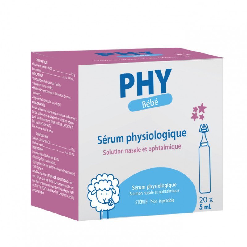 GILBERT Phy Serum Physiologique 20x5ml Maroc