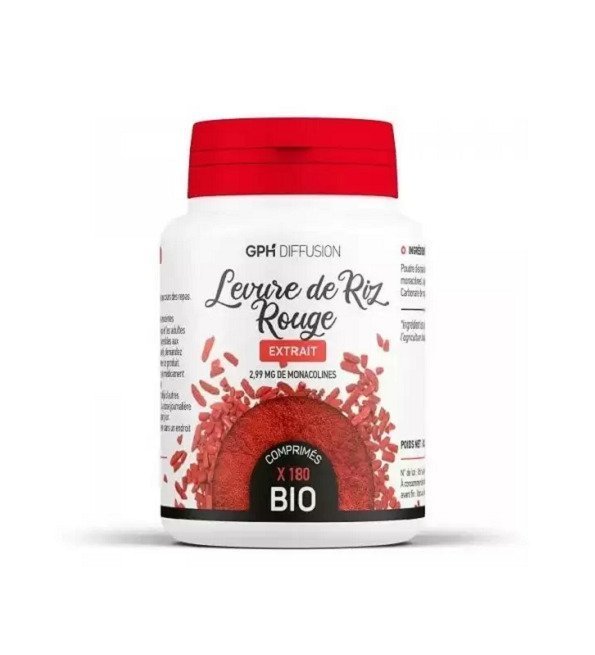 GPH Diffusion Levure de Riz Rouge 180 Gelules Maroc