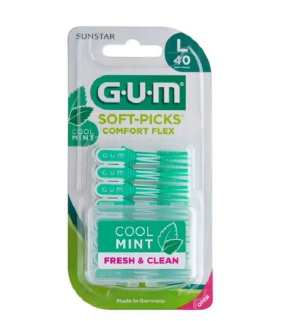 GUM Soft-Pick Comfort Flex Mentholé Large Réf671 Maroc