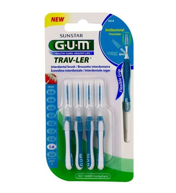GUM Brossettes Trav-Ler Coniques 1.6mm 1614 Maroc