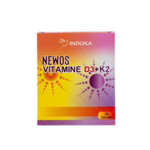 Indoka Newos Vitamine D3+K2 30 capsules Maroc