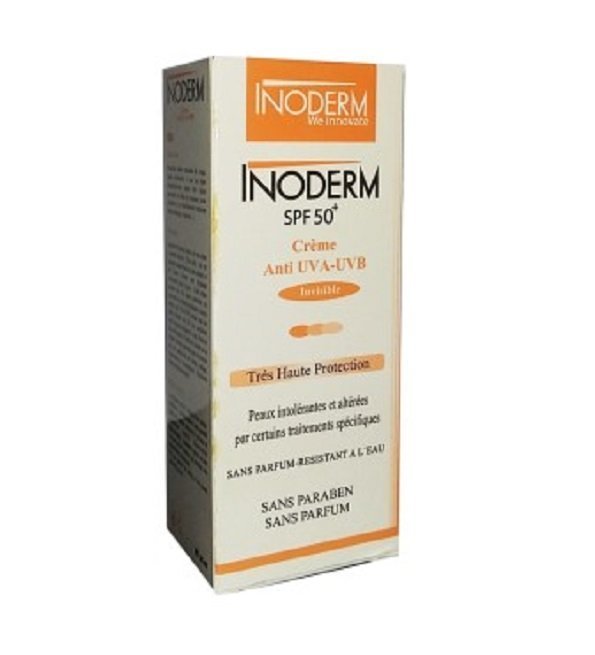 INODERM Écran Solaire Invisible SPF 50+ (50ml) Maroc