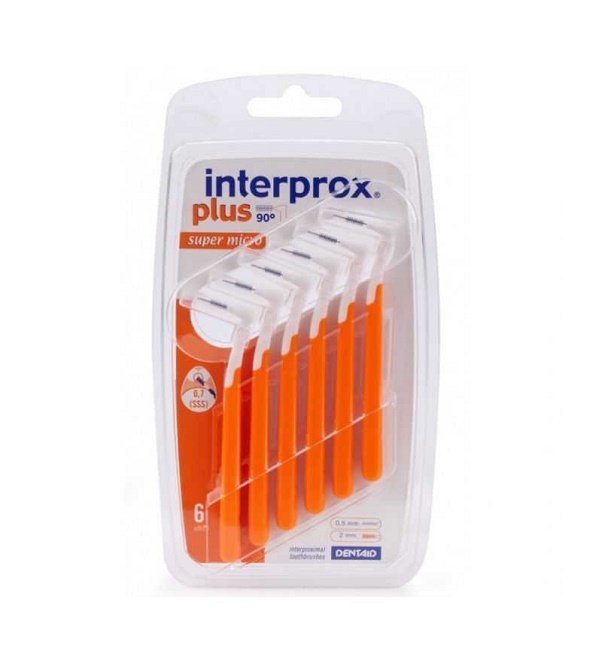 INTERPROX Plus Orange Super Micro Brossettes Interdentaires 6 Piéces Maroc