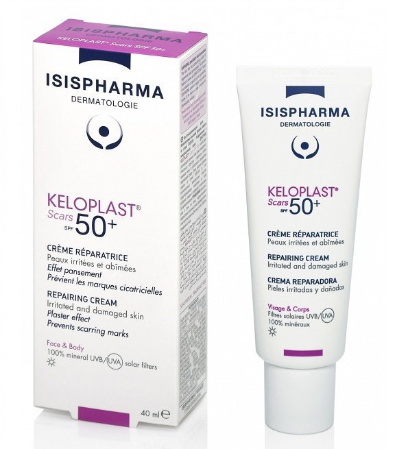 ISISPHARMA -Keloplast-Scars-Creme-Reparatrice-Spf50-Effet-Pansement-40ml Maroc