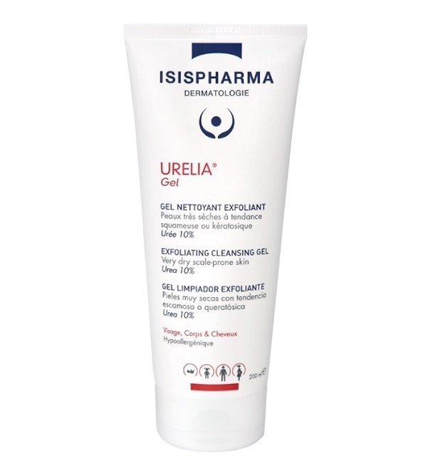 ISISPHARMA -Urelia-Gel-Nettoyant-Exfoliant-200-Ml Maroc